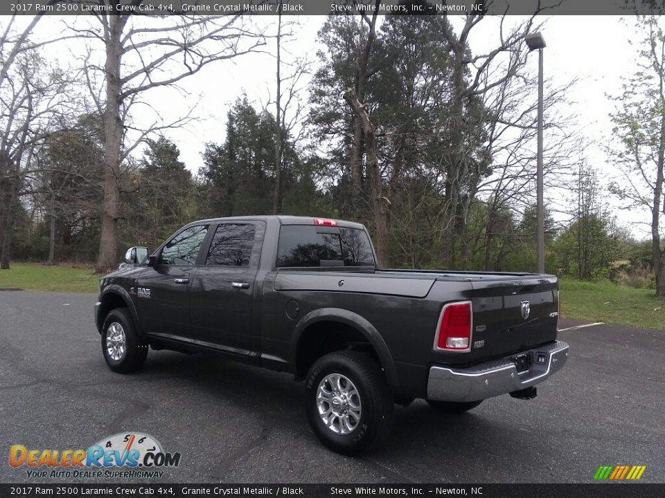 2017 Ram 2500 Laramie Crew Cab 4x4 Granite Crystal Metallic / Black Photo #8