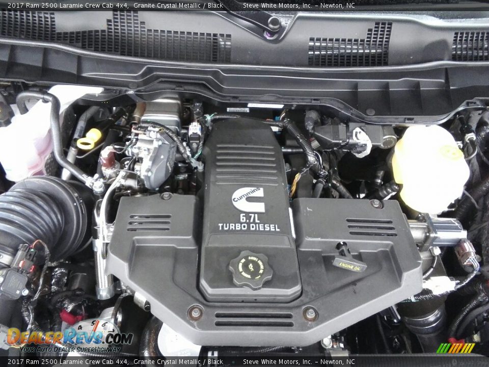 2017 Ram 2500 Laramie Crew Cab 4x4 Granite Crystal Metallic / Black Photo #9