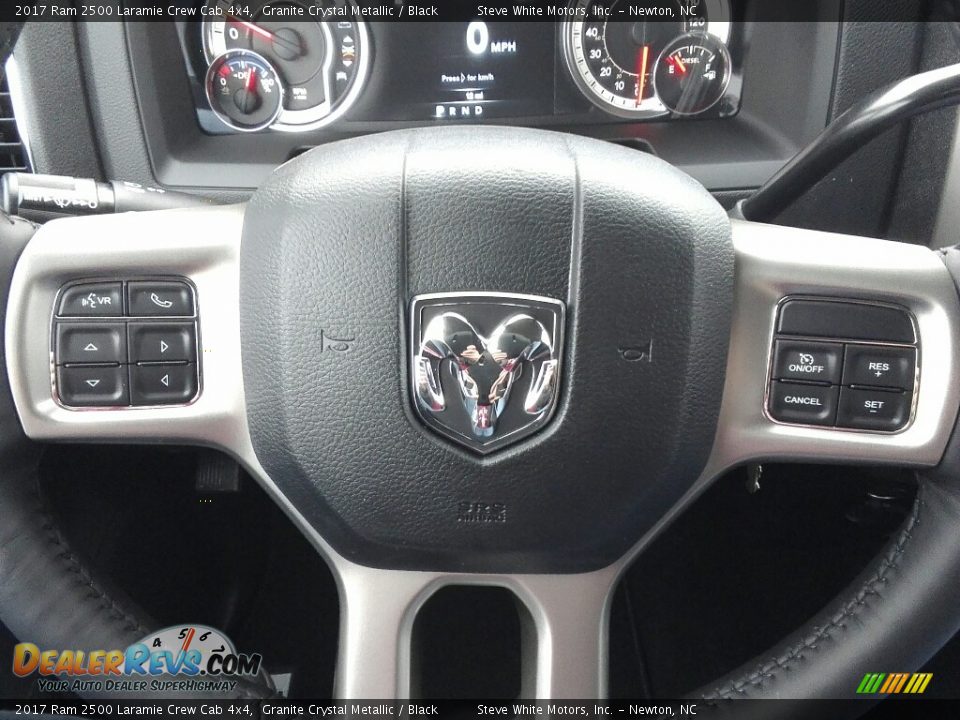 2017 Ram 2500 Laramie Crew Cab 4x4 Granite Crystal Metallic / Black Photo #11