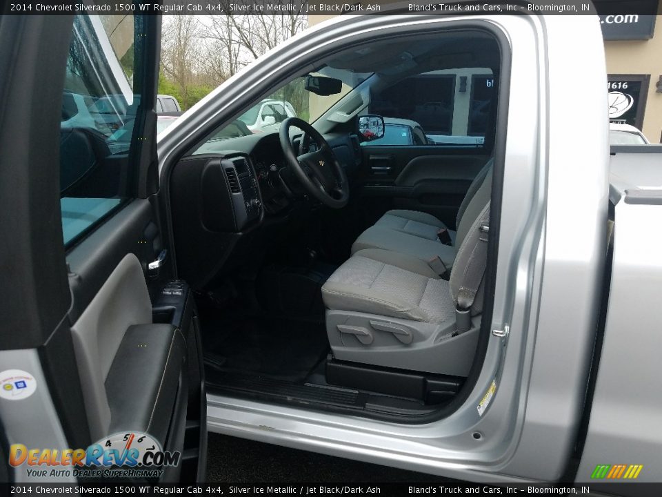 2014 Chevrolet Silverado 1500 WT Regular Cab 4x4 Silver Ice Metallic / Jet Black/Dark Ash Photo #12