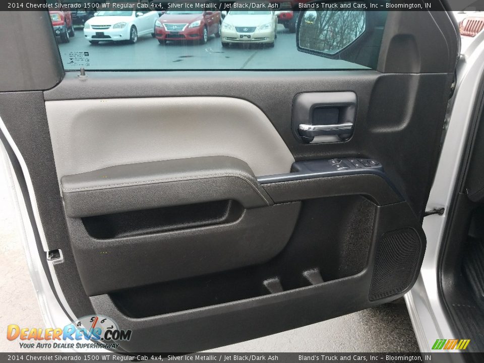 2014 Chevrolet Silverado 1500 WT Regular Cab 4x4 Silver Ice Metallic / Jet Black/Dark Ash Photo #13