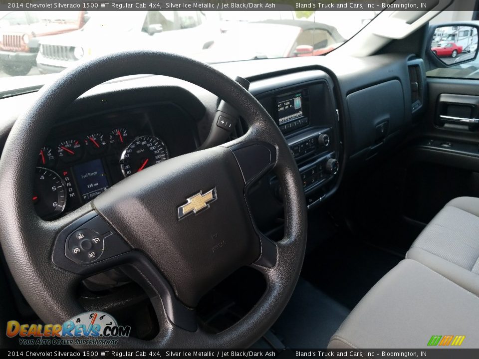 2014 Chevrolet Silverado 1500 WT Regular Cab 4x4 Silver Ice Metallic / Jet Black/Dark Ash Photo #16