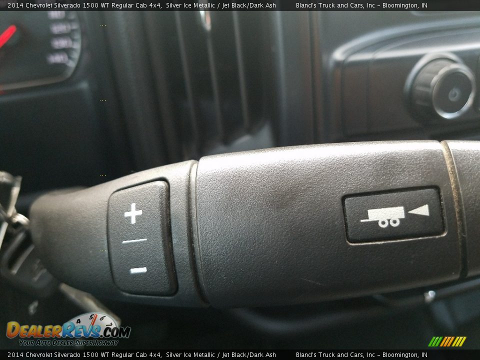 2014 Chevrolet Silverado 1500 WT Regular Cab 4x4 Silver Ice Metallic / Jet Black/Dark Ash Photo #20