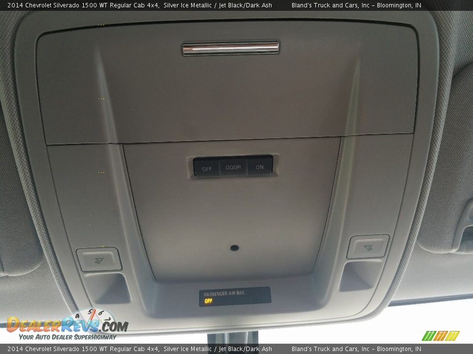 2014 Chevrolet Silverado 1500 WT Regular Cab 4x4 Silver Ice Metallic / Jet Black/Dark Ash Photo #26