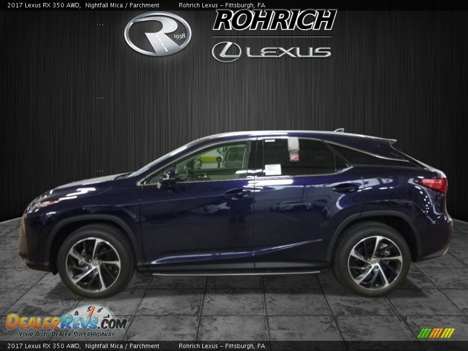 2017 Lexus RX 350 AWD Nightfall Mica / Parchment Photo #3