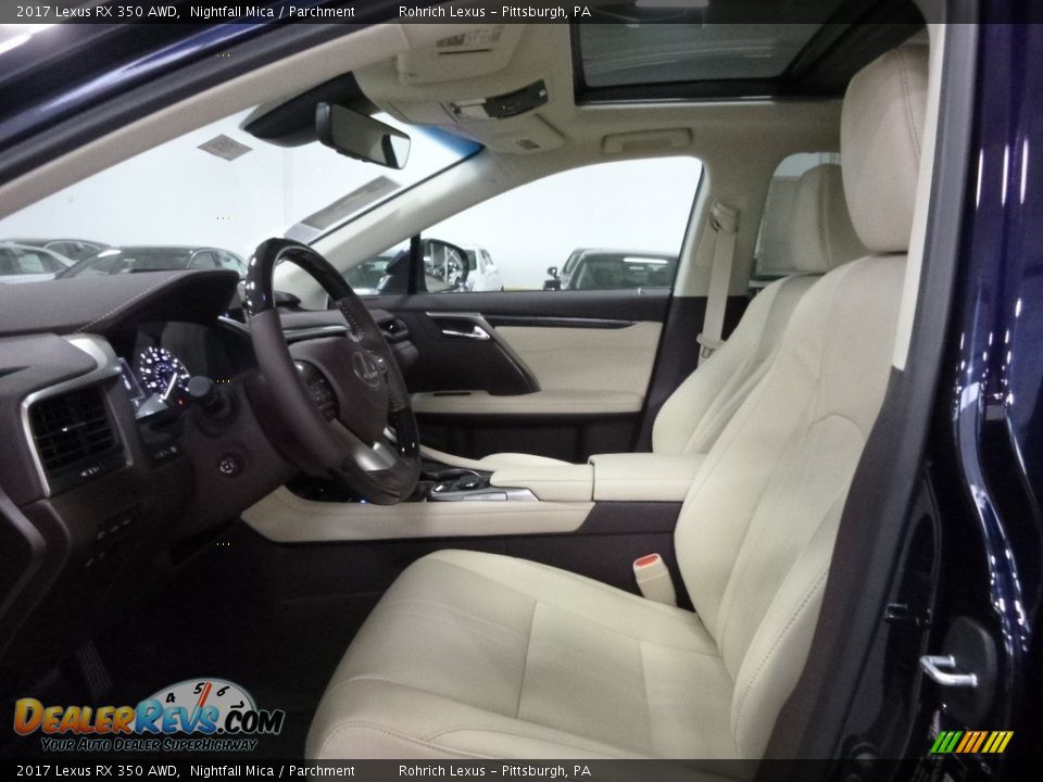 2017 Lexus RX 350 AWD Nightfall Mica / Parchment Photo #7