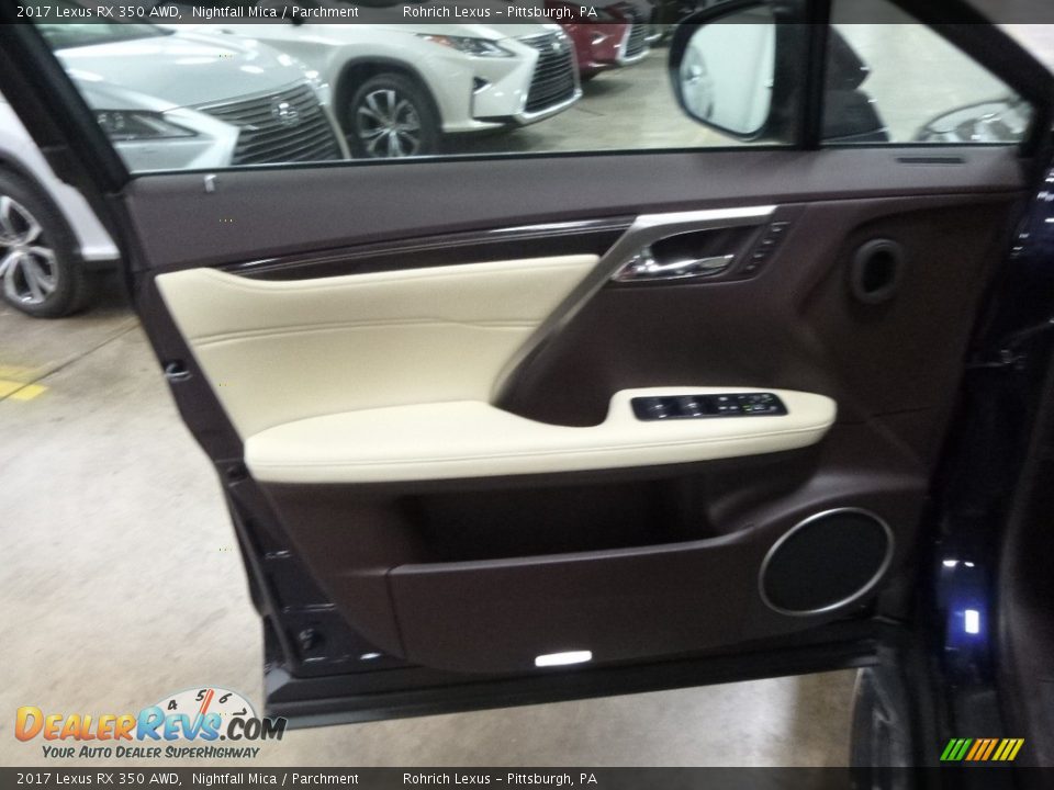 2017 Lexus RX 350 AWD Nightfall Mica / Parchment Photo #10