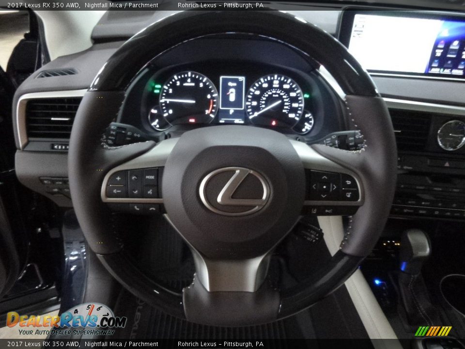 2017 Lexus RX 350 AWD Nightfall Mica / Parchment Photo #12