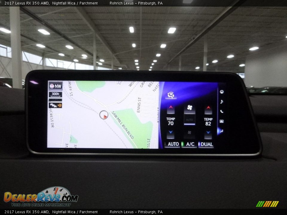 2017 Lexus RX 350 AWD Nightfall Mica / Parchment Photo #13