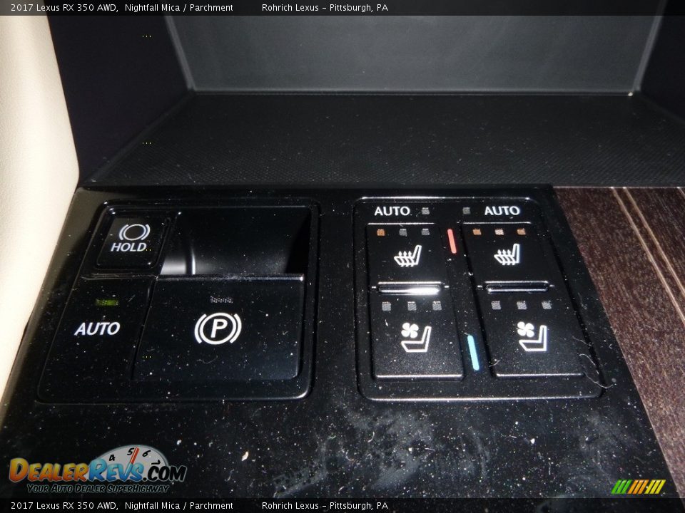 2017 Lexus RX 350 AWD Nightfall Mica / Parchment Photo #14