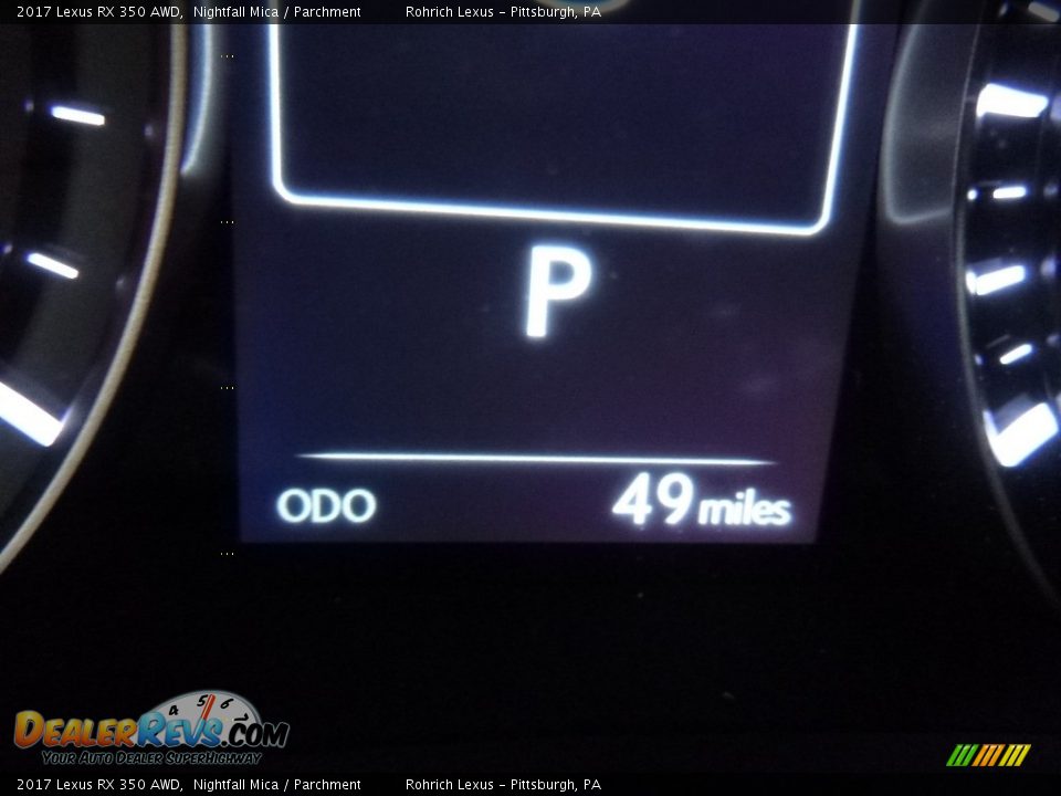 2017 Lexus RX 350 AWD Nightfall Mica / Parchment Photo #15