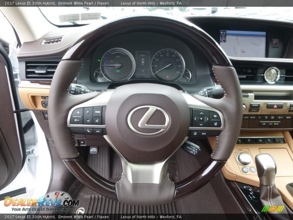 2017 Lexus ES 300h Hybrid Steering Wheel Photo #12