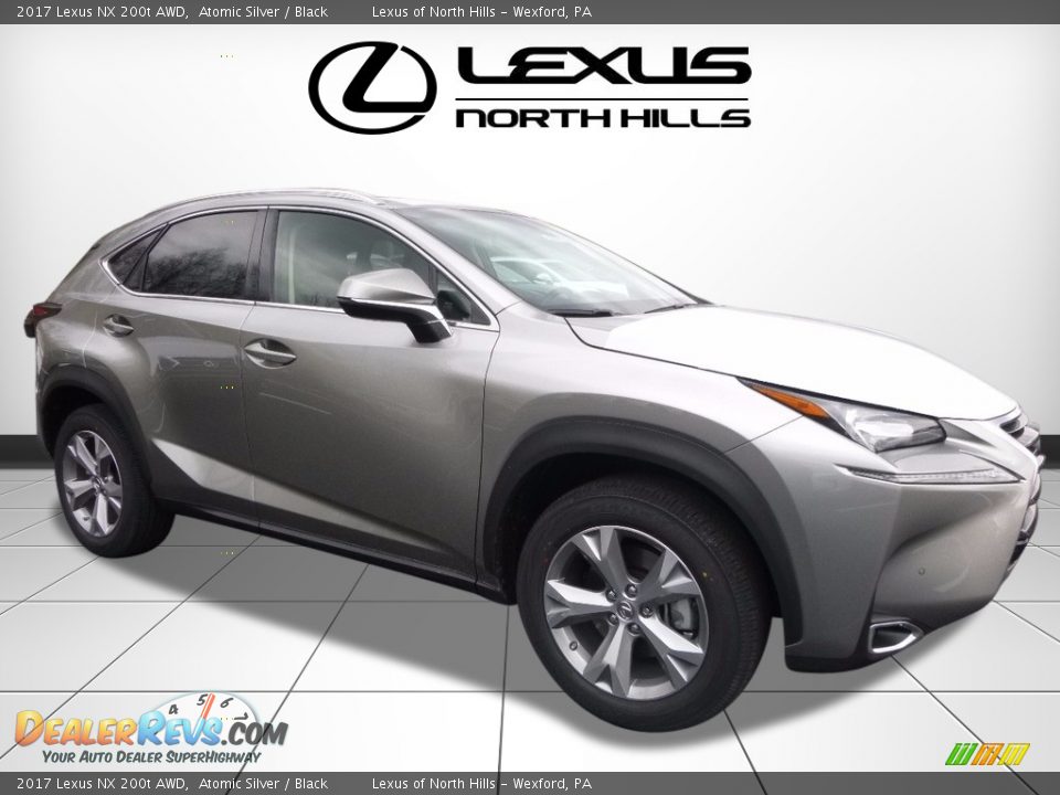 2017 Lexus NX 200t AWD Atomic Silver / Black Photo #1