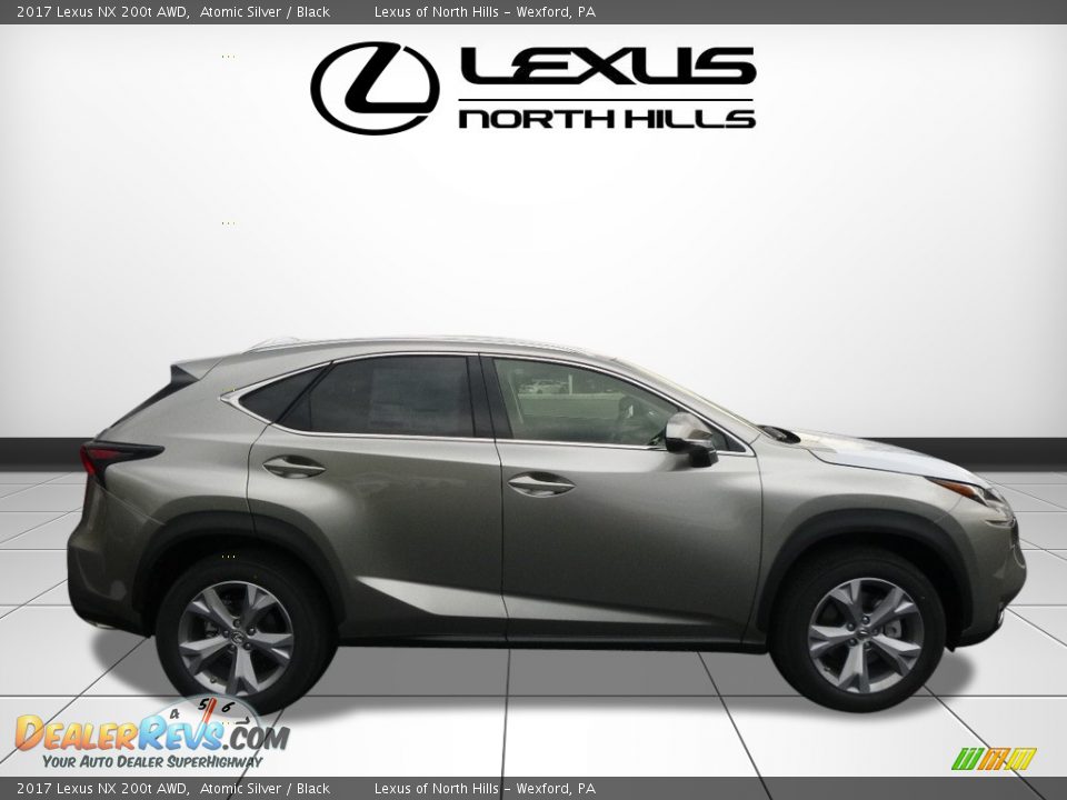 2017 Lexus NX 200t AWD Atomic Silver / Black Photo #2
