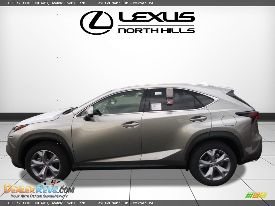 2017 Lexus NX 200t AWD Atomic Silver / Black Photo #3