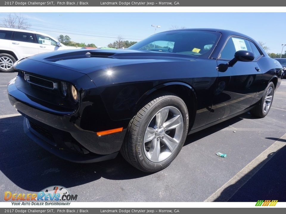 2017 Dodge Challenger SXT Pitch Black / Black Photo #1