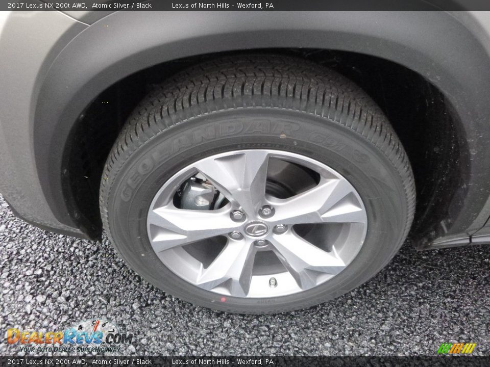 2017 Lexus NX 200t AWD Atomic Silver / Black Photo #5