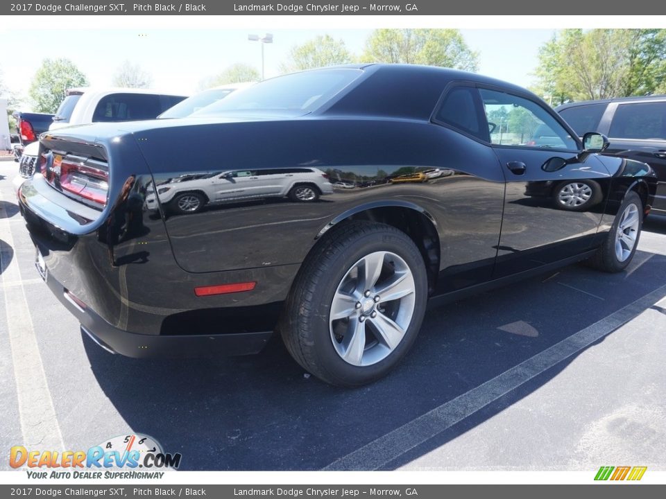 2017 Dodge Challenger SXT Pitch Black / Black Photo #3