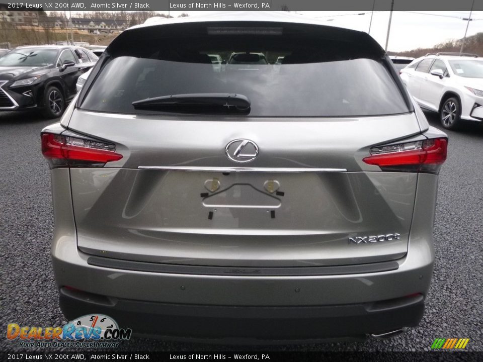 2017 Lexus NX 200t AWD Atomic Silver / Black Photo #6