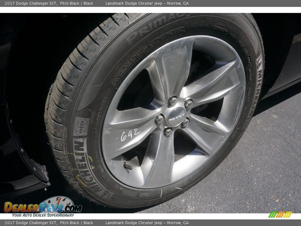 2017 Dodge Challenger SXT Pitch Black / Black Photo #5