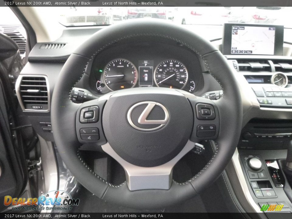 2017 Lexus NX 200t AWD Atomic Silver / Black Photo #13