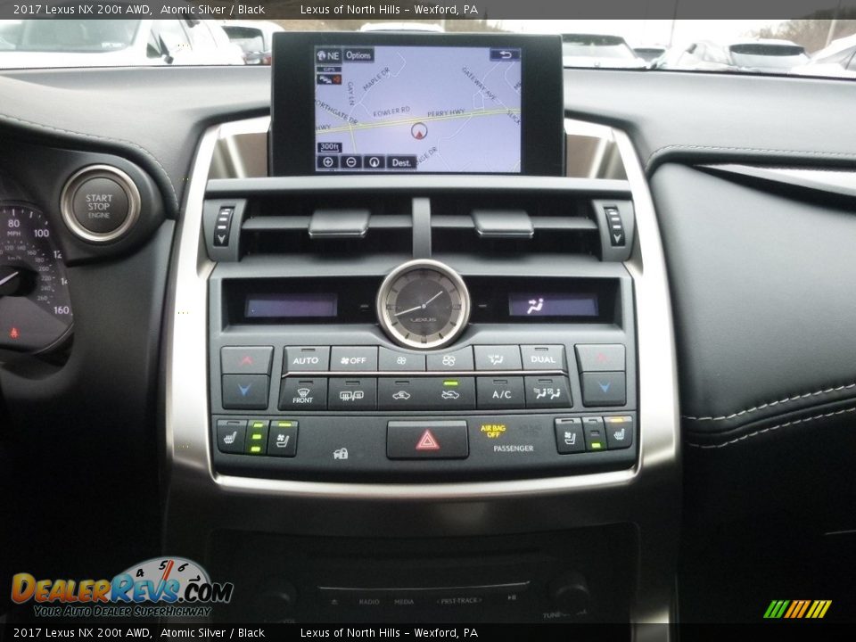 2017 Lexus NX 200t AWD Atomic Silver / Black Photo #14