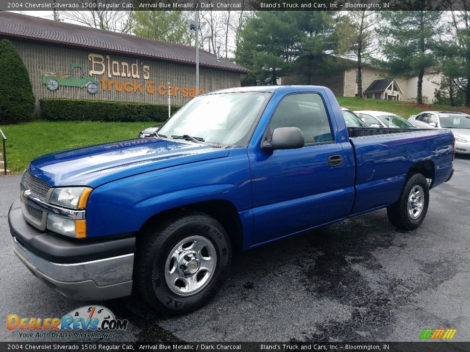 2004 Chevrolet Silverado 1500 Regular Cab Arrival Blue Metallic / Dark Charcoal Photo #1
