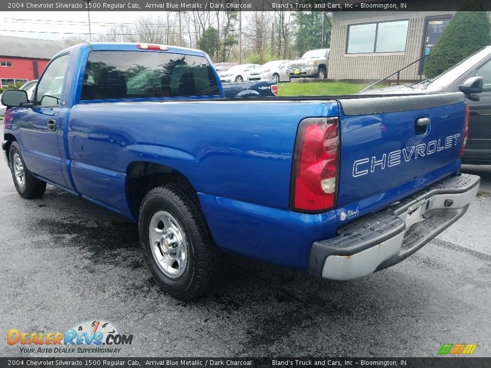 2004 Chevrolet Silverado 1500 Regular Cab Arrival Blue Metallic / Dark Charcoal Photo #3