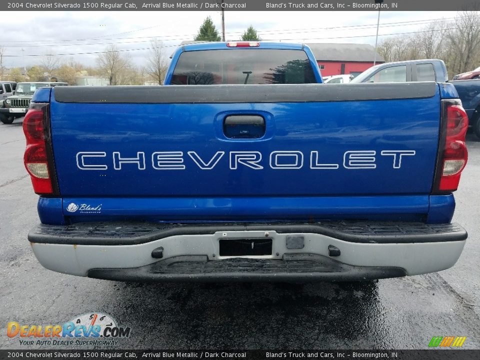 2004 Chevrolet Silverado 1500 Regular Cab Arrival Blue Metallic / Dark Charcoal Photo #4