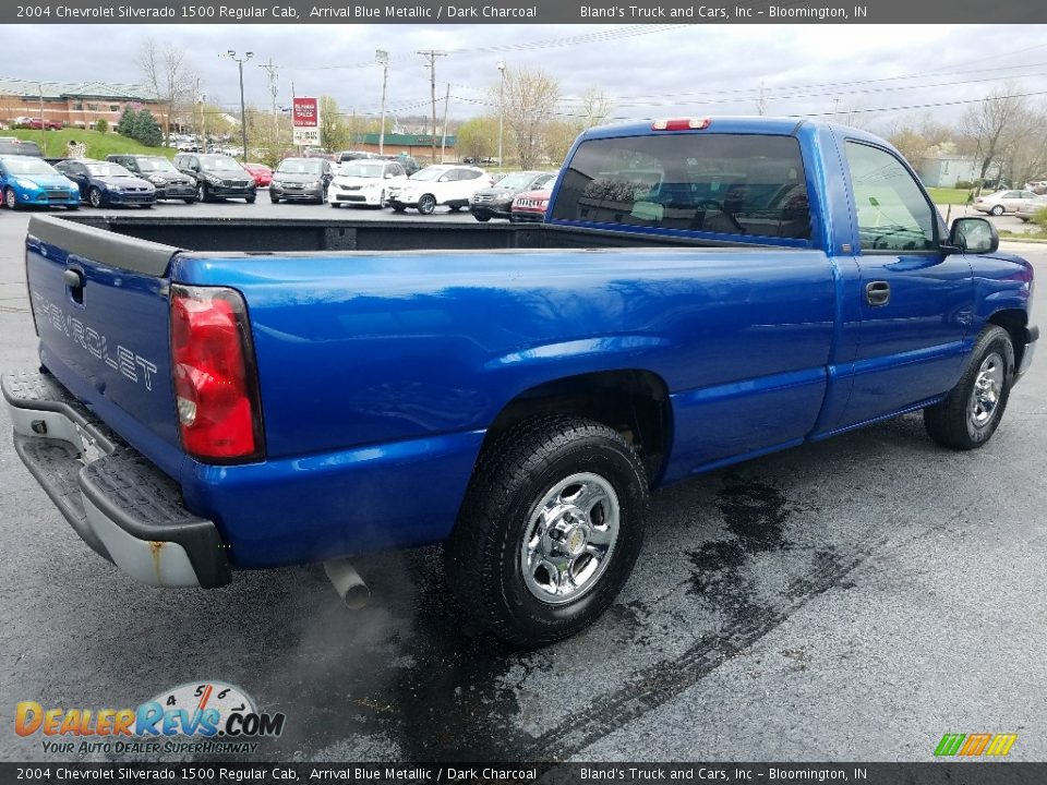 2004 Chevrolet Silverado 1500 Regular Cab Arrival Blue Metallic / Dark Charcoal Photo #6