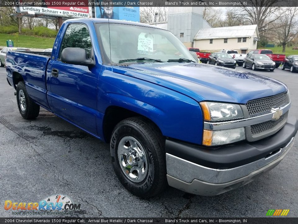 Front 3/4 View of 2004 Chevrolet Silverado 1500 Regular Cab Photo #7