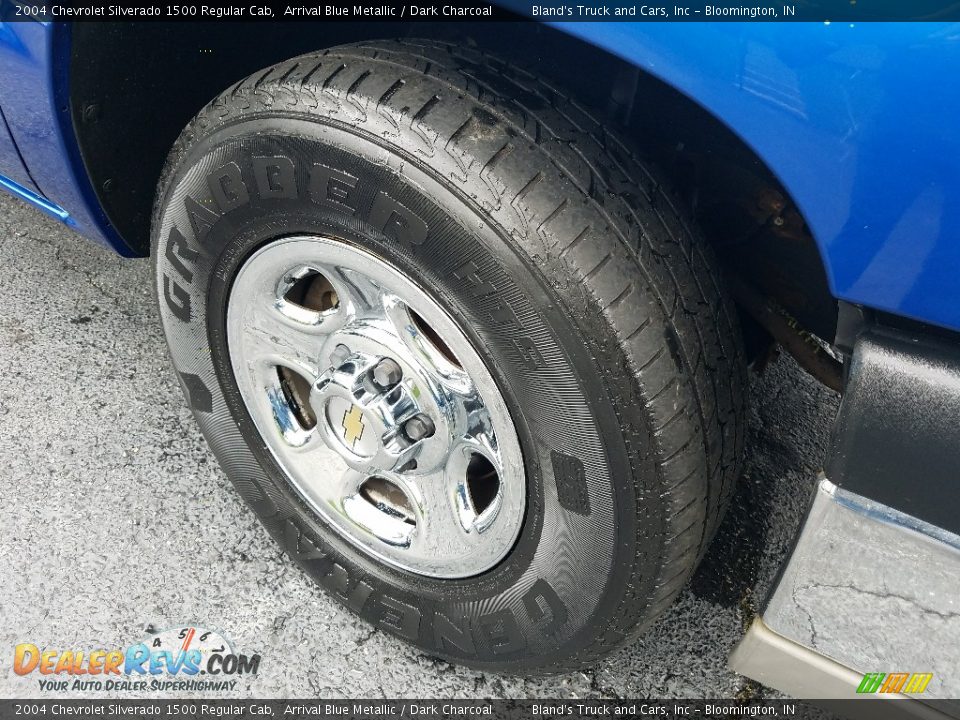 2004 Chevrolet Silverado 1500 Regular Cab Arrival Blue Metallic / Dark Charcoal Photo #8