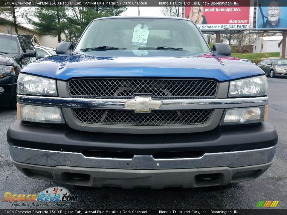 2004 Chevrolet Silverado 1500 Regular Cab Arrival Blue Metallic / Dark Charcoal Photo #9