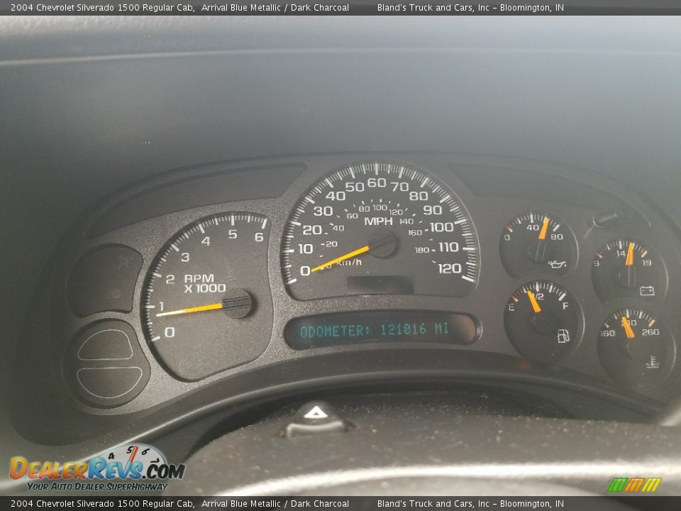 2004 Chevrolet Silverado 1500 Regular Cab Arrival Blue Metallic / Dark Charcoal Photo #15