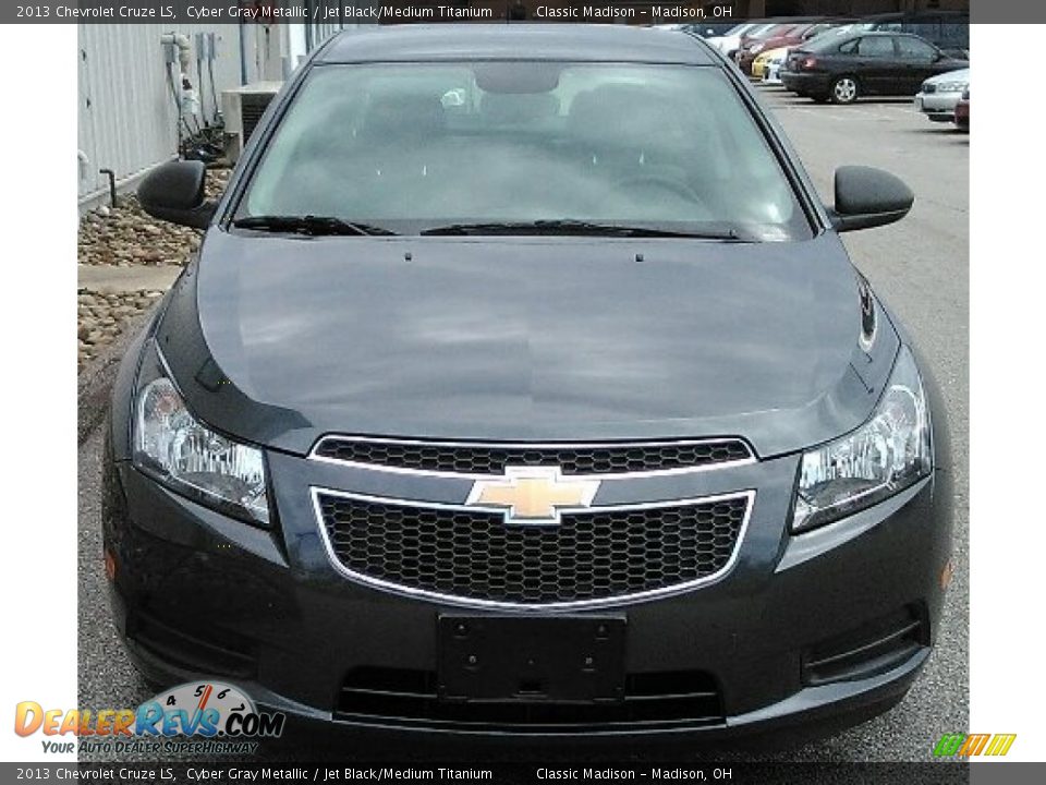 2013 Chevrolet Cruze LS Cyber Gray Metallic / Jet Black/Medium Titanium Photo #2
