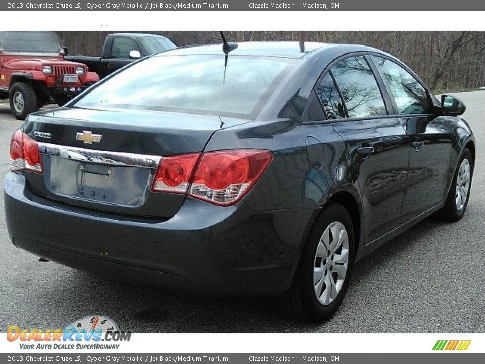 2013 Chevrolet Cruze LS Cyber Gray Metallic / Jet Black/Medium Titanium Photo #3