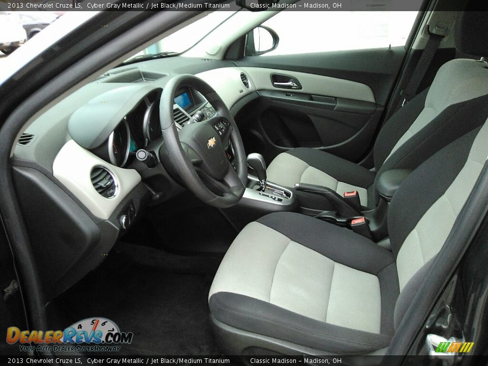 2013 Chevrolet Cruze LS Cyber Gray Metallic / Jet Black/Medium Titanium Photo #7