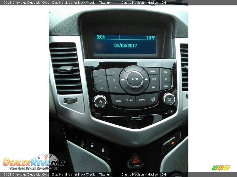 2013 Chevrolet Cruze LS Cyber Gray Metallic / Jet Black/Medium Titanium Photo #9