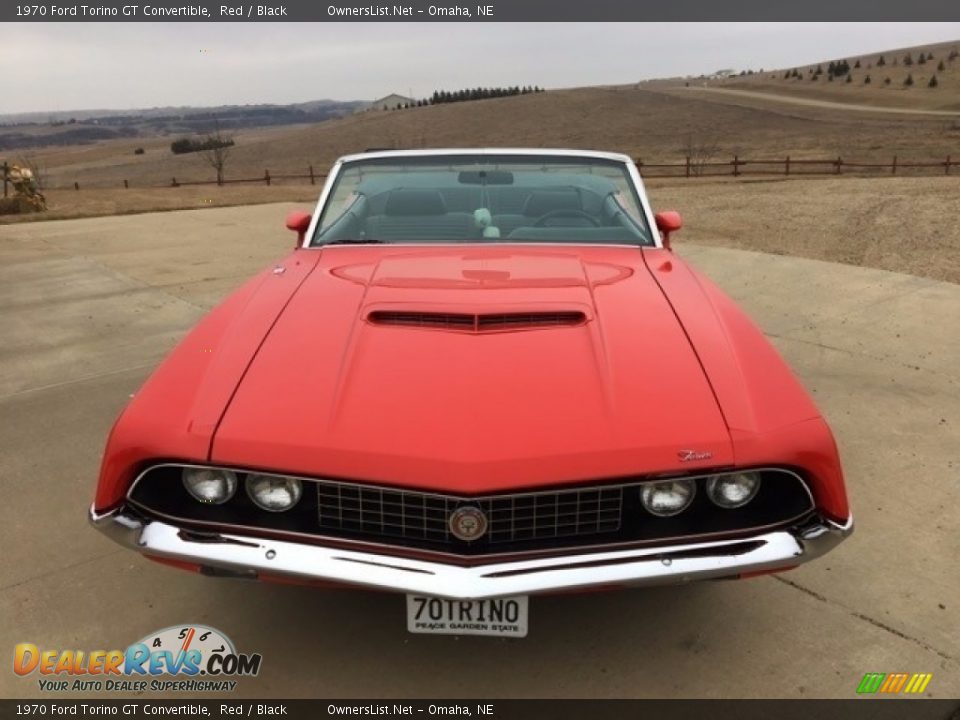 Red 1970 Ford Torino GT Convertible Photo #2