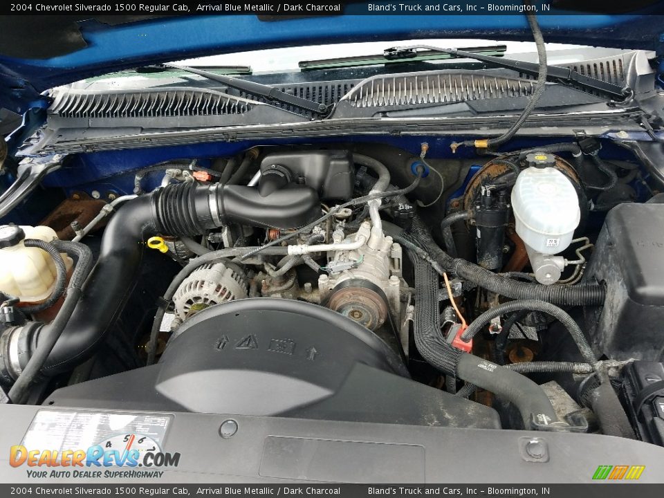 2004 Chevrolet Silverado 1500 Regular Cab Arrival Blue Metallic / Dark Charcoal Photo #25