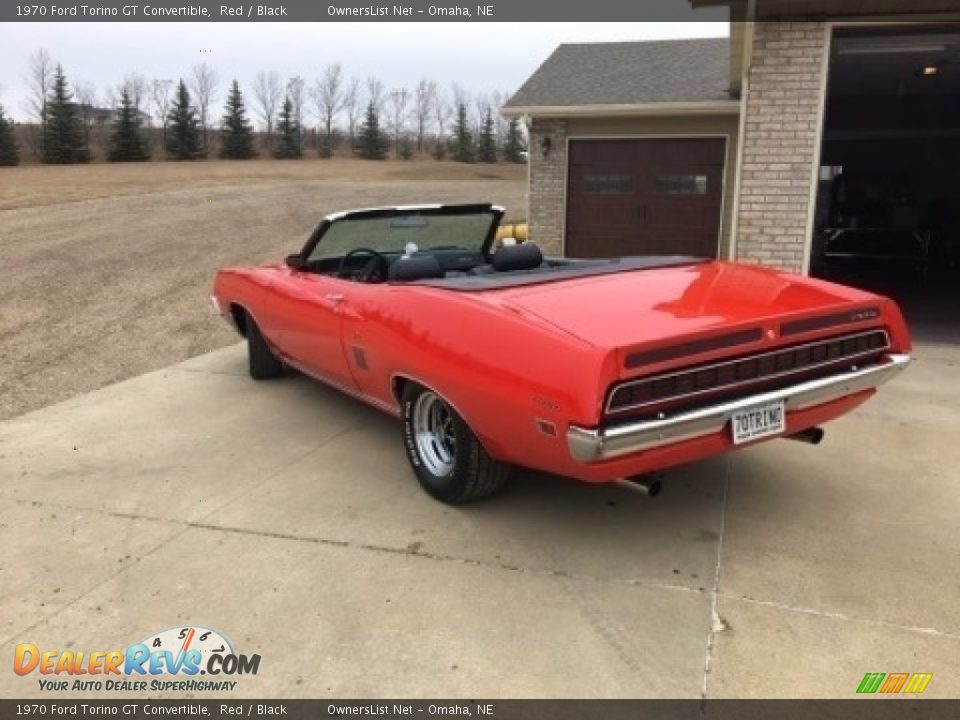 Red 1970 Ford Torino GT Convertible Photo #4