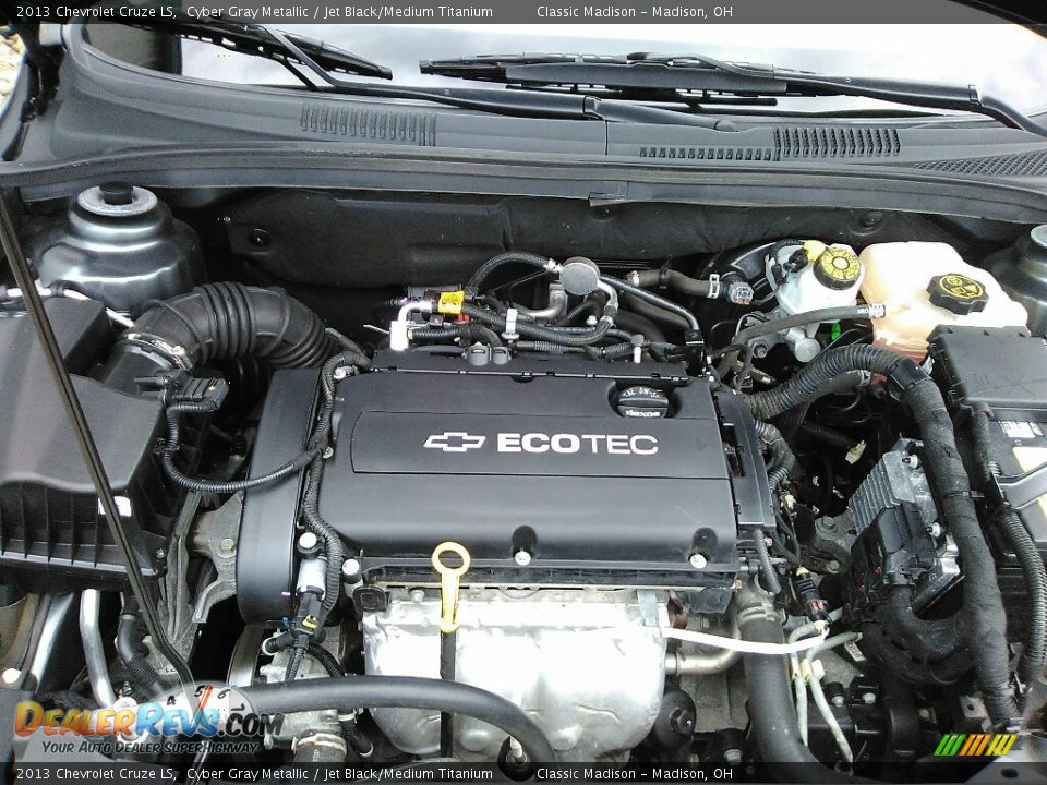 2013 Chevrolet Cruze LS Cyber Gray Metallic / Jet Black/Medium Titanium Photo #15