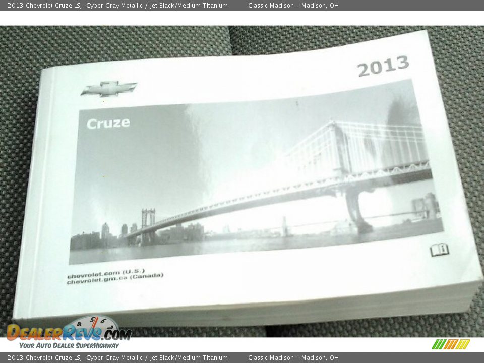 2013 Chevrolet Cruze LS Cyber Gray Metallic / Jet Black/Medium Titanium Photo #17