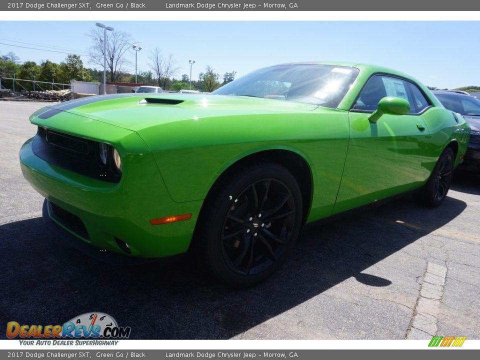 2017 Dodge Challenger SXT Green Go / Black Photo #1
