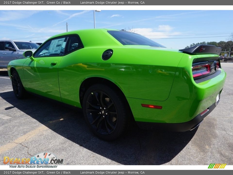 2017 Dodge Challenger SXT Green Go / Black Photo #2