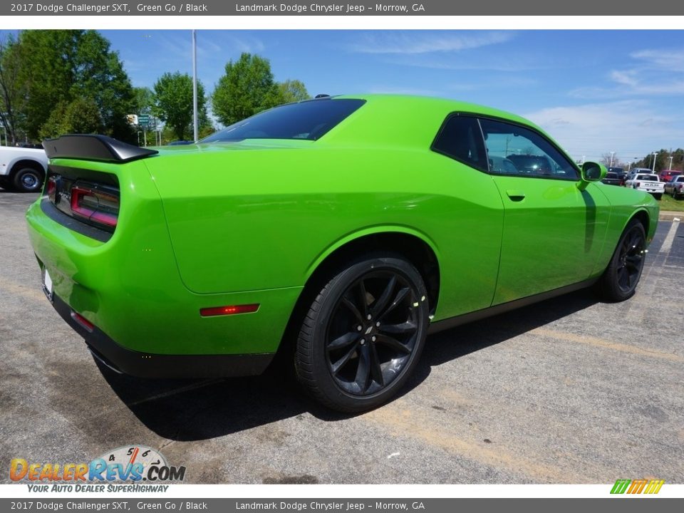2017 Dodge Challenger SXT Green Go / Black Photo #3