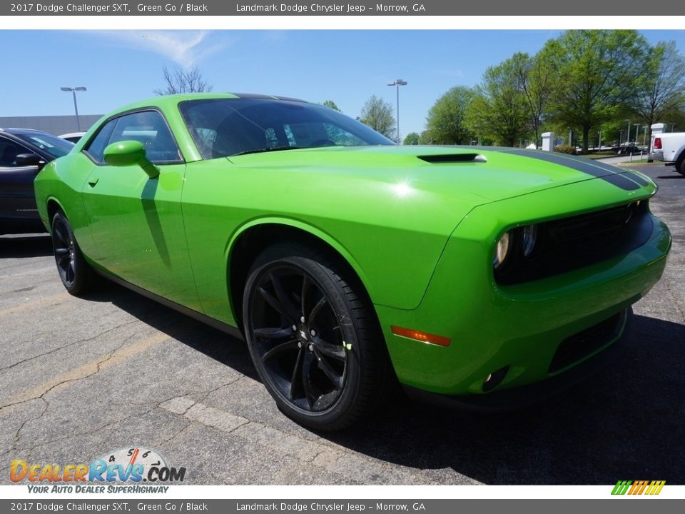 2017 Dodge Challenger SXT Green Go / Black Photo #4