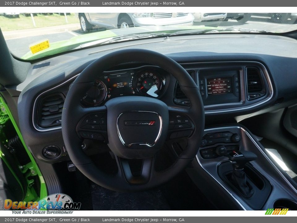 2017 Dodge Challenger SXT Green Go / Black Photo #7