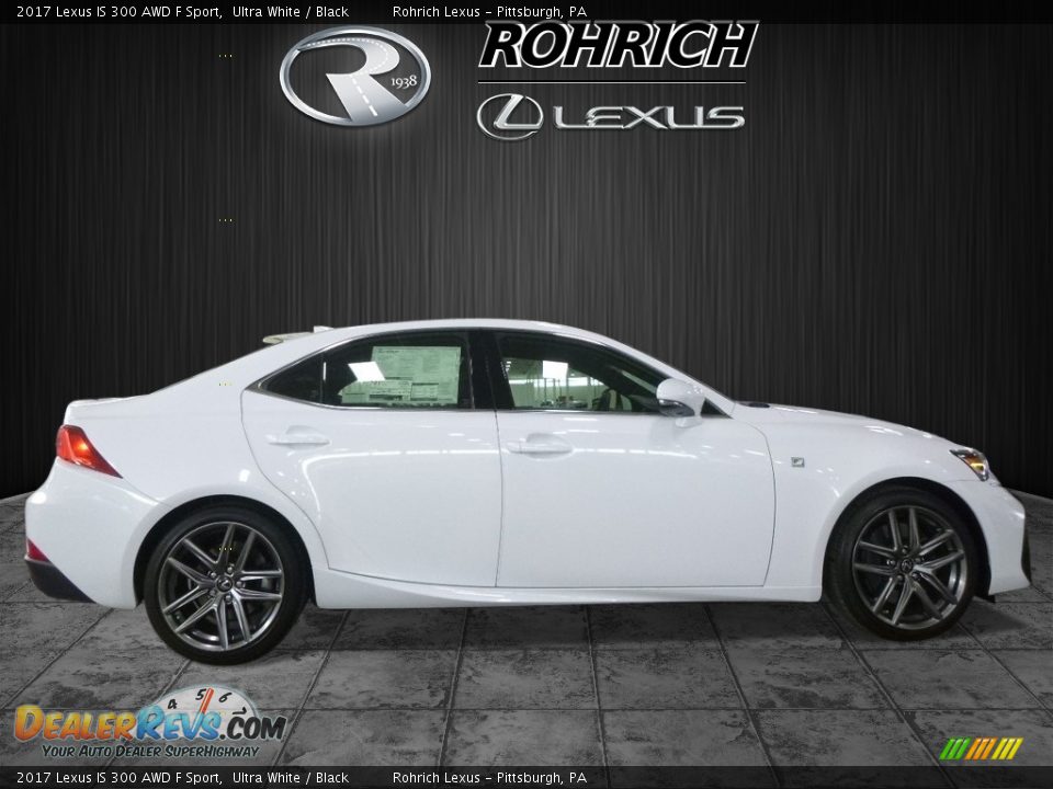 2017 Lexus IS 300 AWD F Sport Ultra White / Black Photo #2