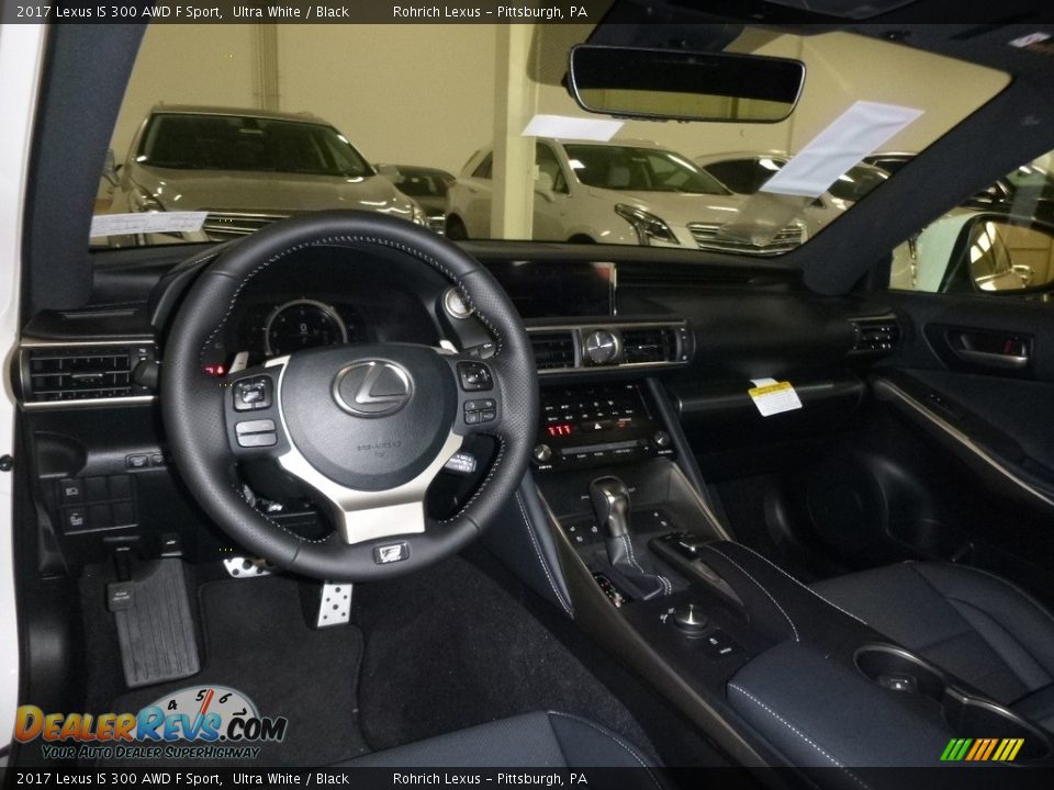 2017 Lexus IS 300 AWD F Sport Ultra White / Black Photo #8